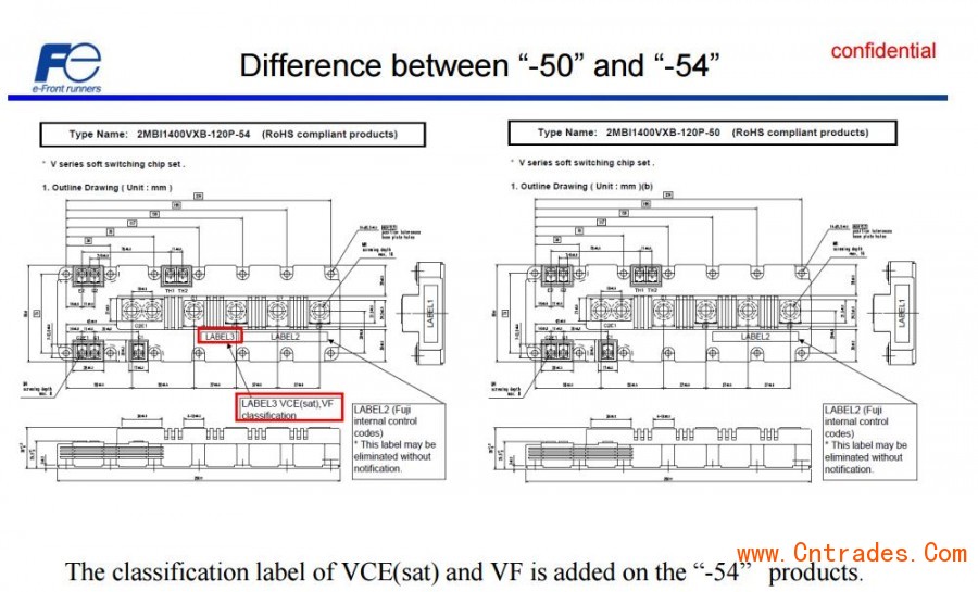 富士2MBI1400VXB-120P-54结构图